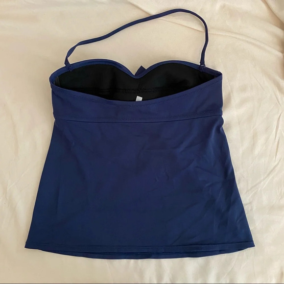 J. Crew Navy Blue Halter Swim Top Tankini XS - Picture 3 of 5